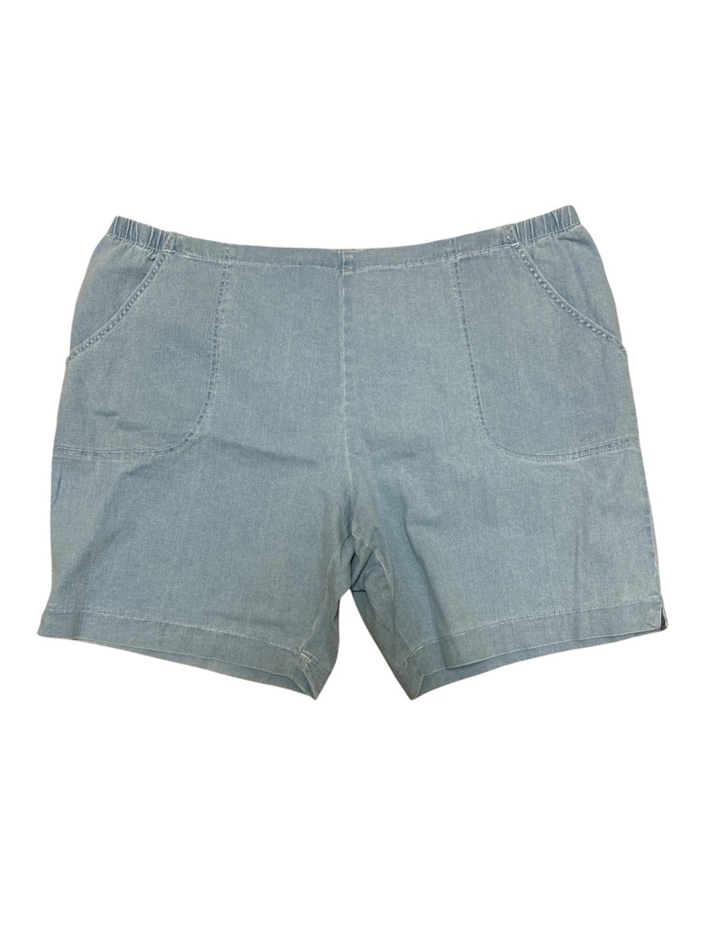 Just My Size Light Blue Denim Shorts 4X